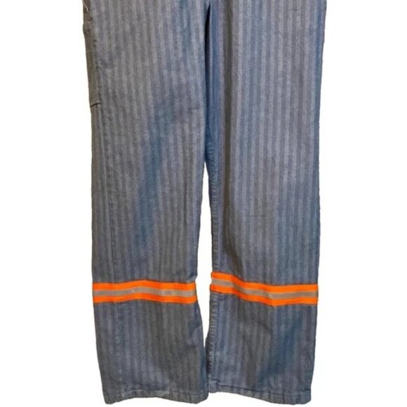 Vintage RED KAP Coverall Men's 40 RG Button Front Blue Herringbone Denim USA - Picture 2 of 11